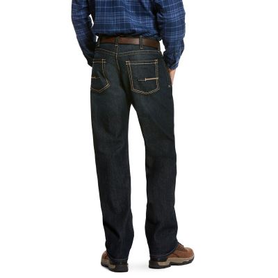 Ariat Rebar M5 Slim - Spijkerbroek Blauw Heren - 17094-411